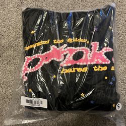 Sp5der “P*NK” Hoodie Size Small 