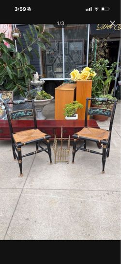 Beautiful well-made, Antique handpainted Chairs
