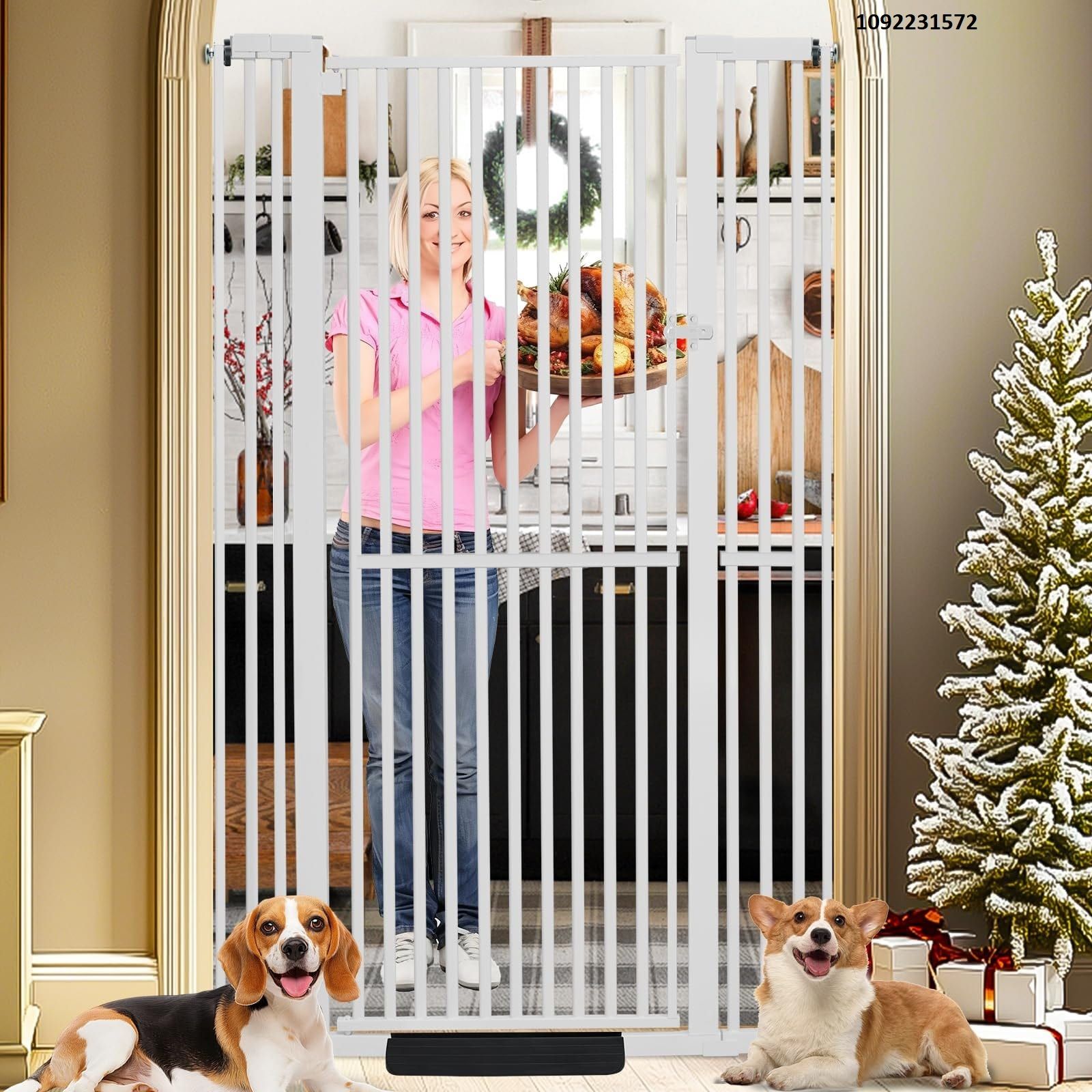 SHYUJAJIE 71 Inch Extra Tall Pet Gate for Cats for Sale in Houston, TX ...