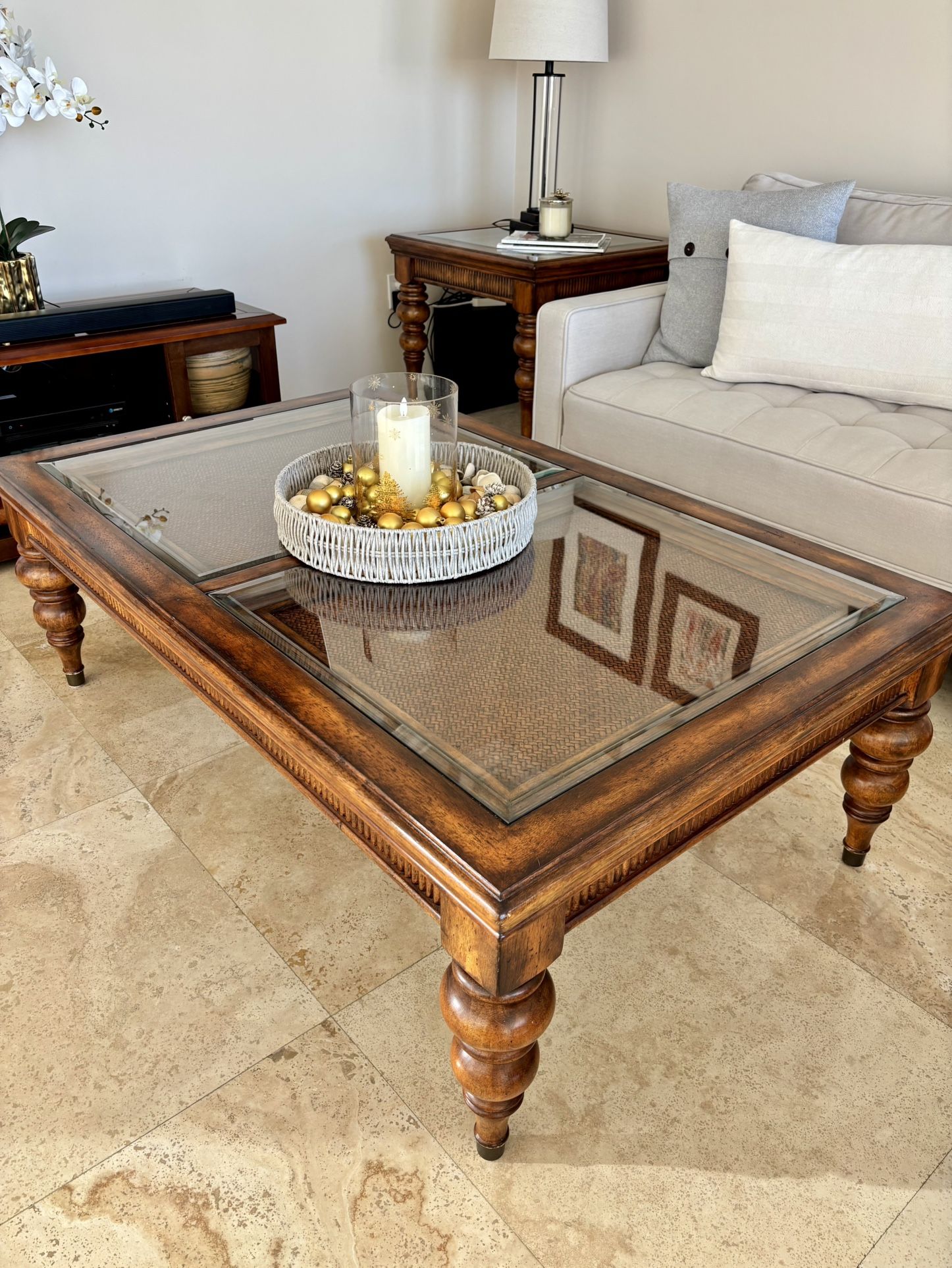 Coastal Living Coffee Table & Side Table Set