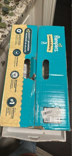 Pampers Swaddlers Size 3 Diapers Box 136 Count
