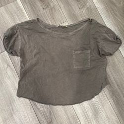 Green Crop Top