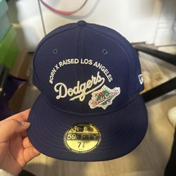 Born X Raised Los Angeles Dodgers Fitted Hat