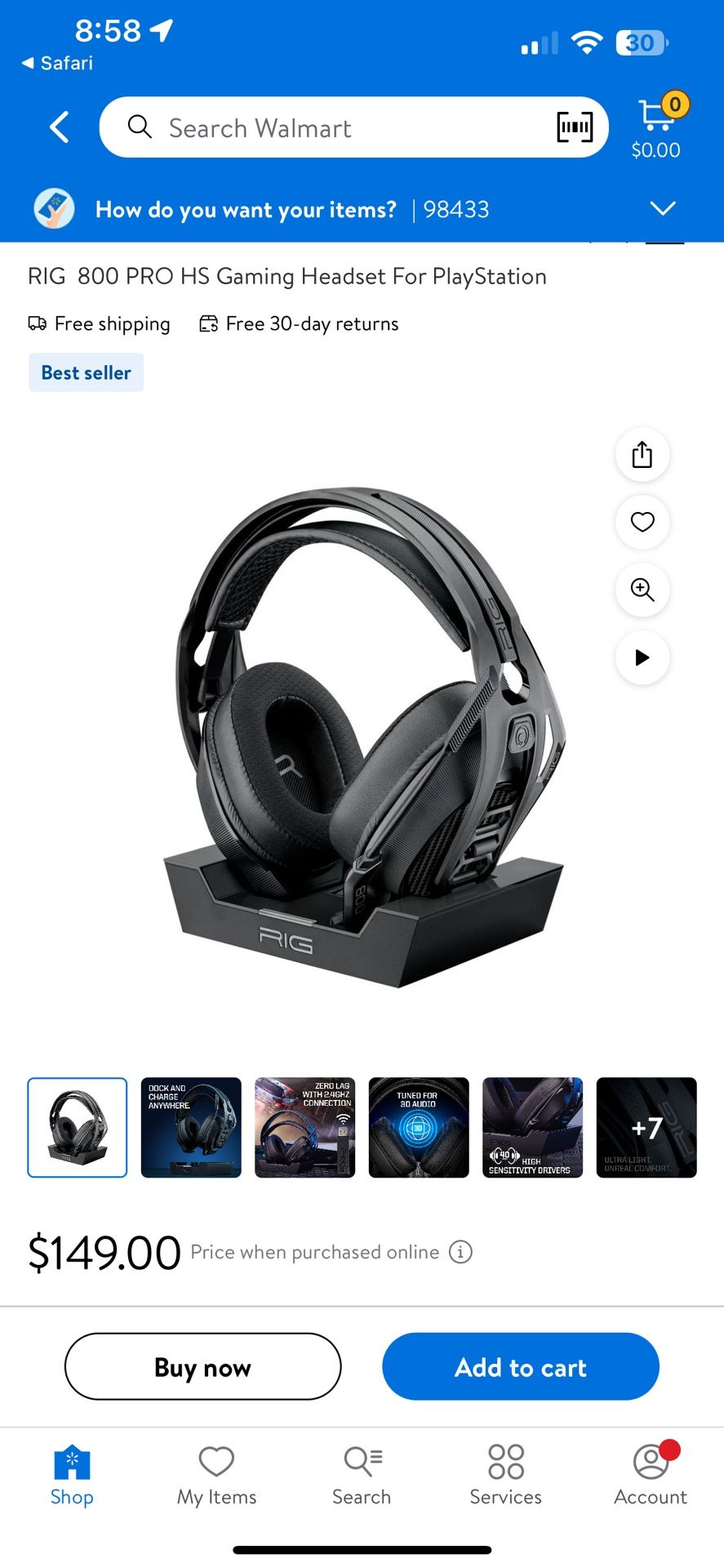 Rig 800 HS Ps5 Wireless headset