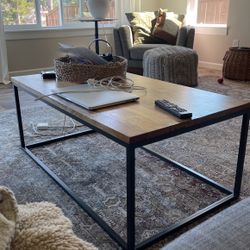 West Elm Box Coffee Table 
