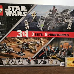 LEGO Star Wars 66708 Walmart Exclusive 3 in 1 – New – 75310, 75311, & 75299
