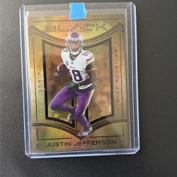 Justin Jefferson Panini Black Gold (Case Hit)