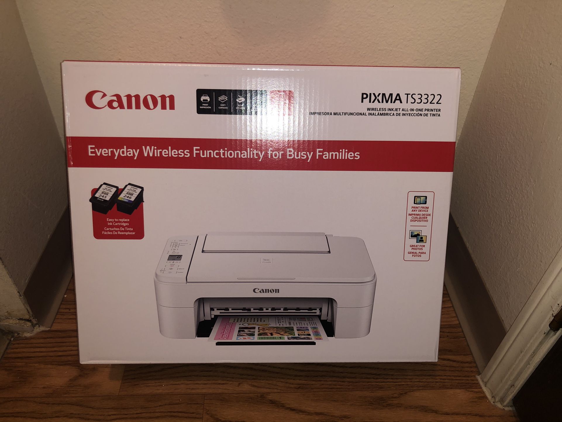 NEW CANON PRINTER Comes With Ink