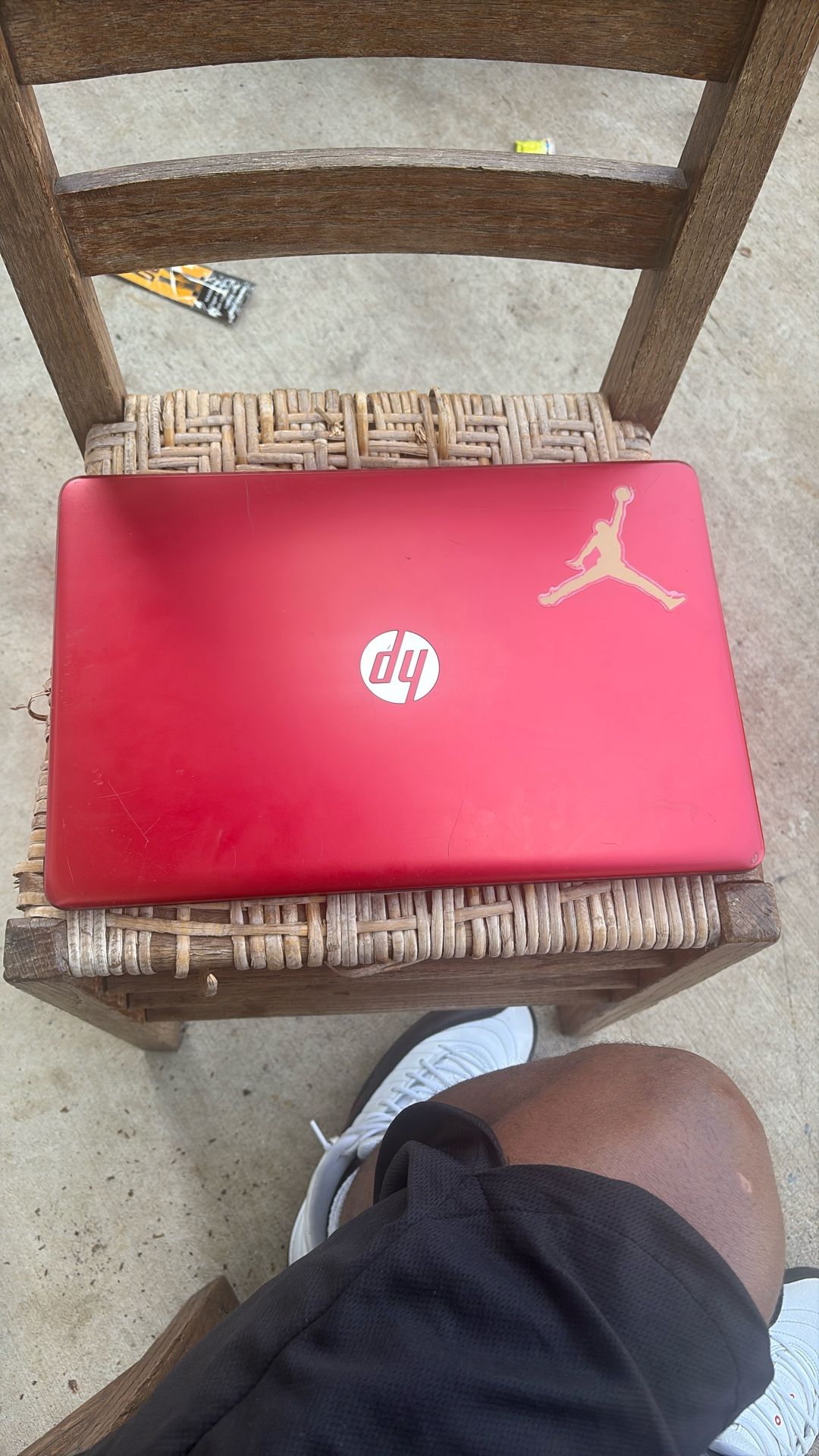 Red Hp Laptop