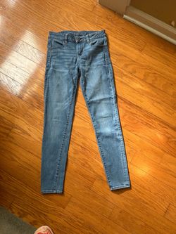 American Eagle Outfitters Medium Blue Skinny Jeans size 4