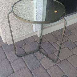 Round Mirror Table