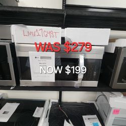 1.7 Cu. Ft. Over The Range Microwave Oven With Easy Clean 