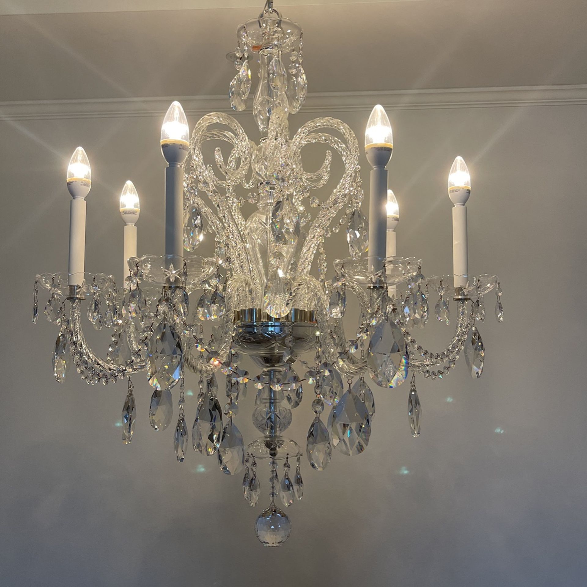 Schonbek crystal chandelier