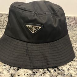 Prada Black Bucket Hat