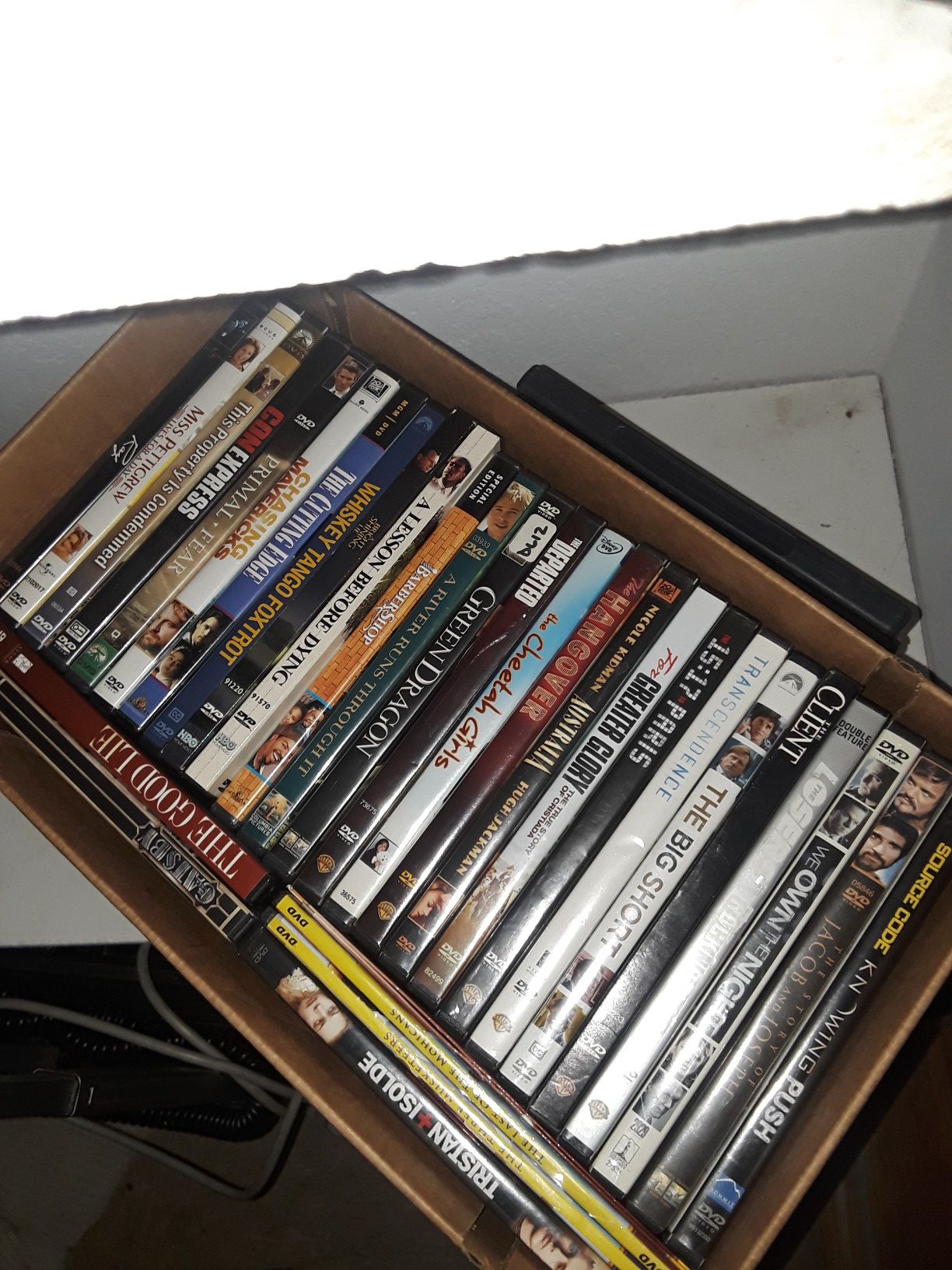 DVD usados.Caja con 20 unidades.