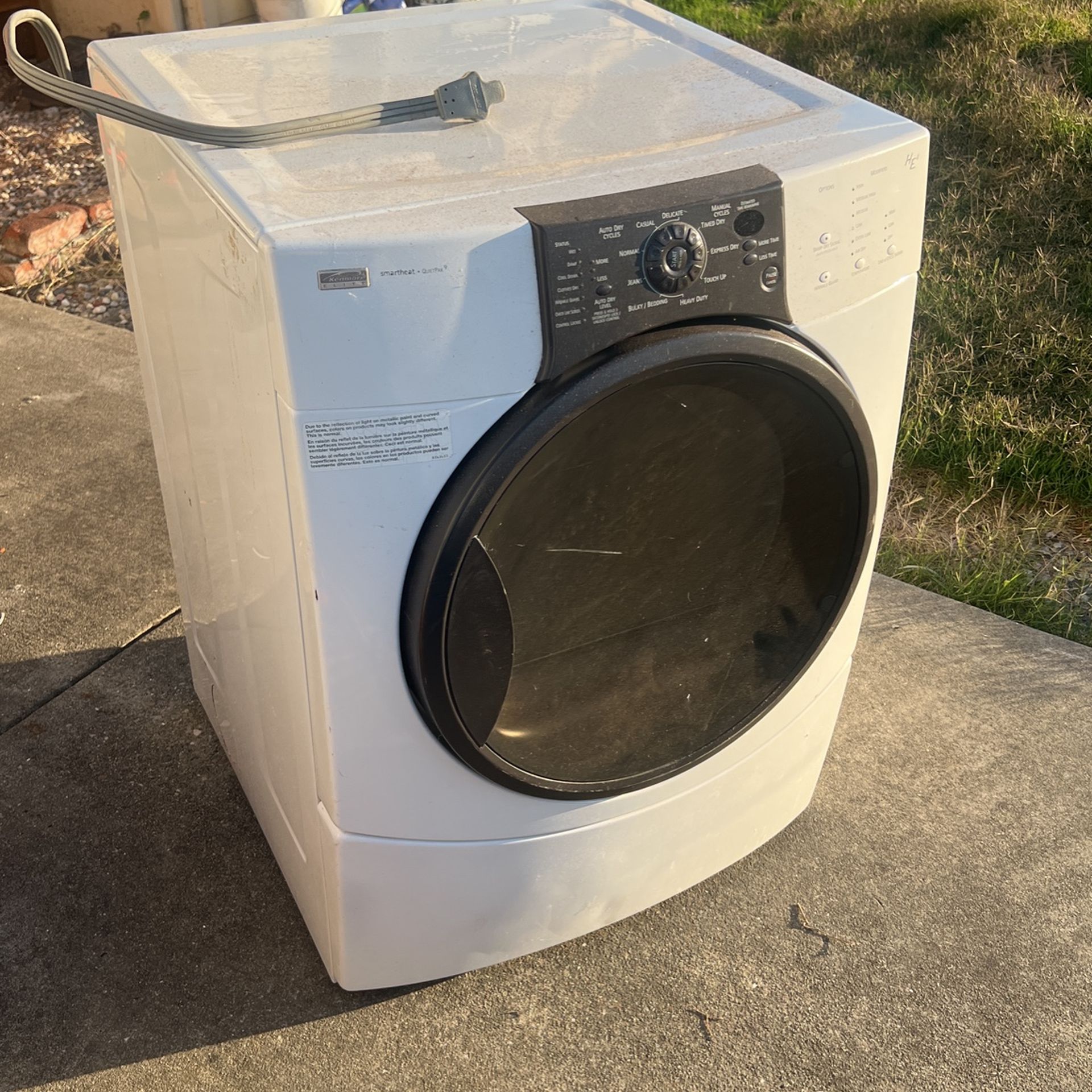 Kenmore ELITE dryer
