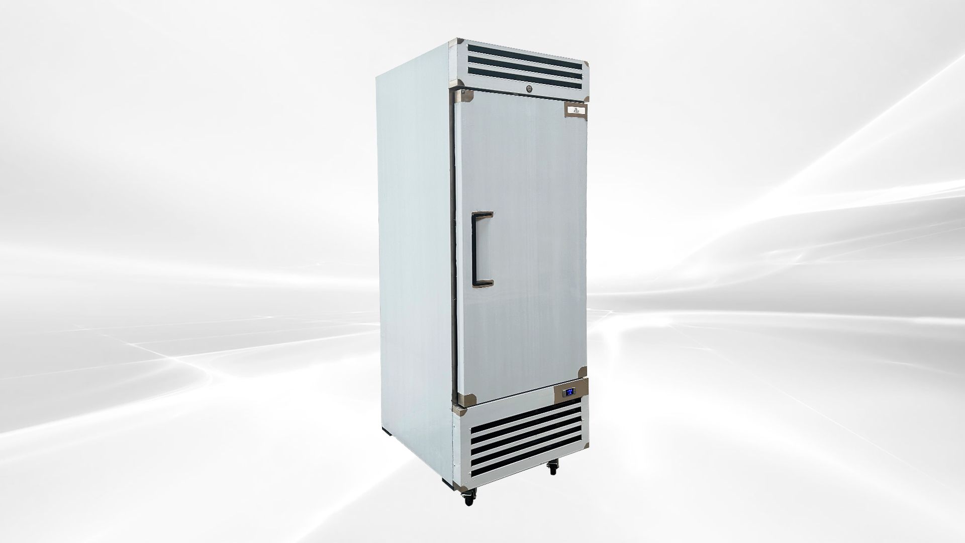 NSF Reach In One Door Refrigerator SS interior AKR-07381