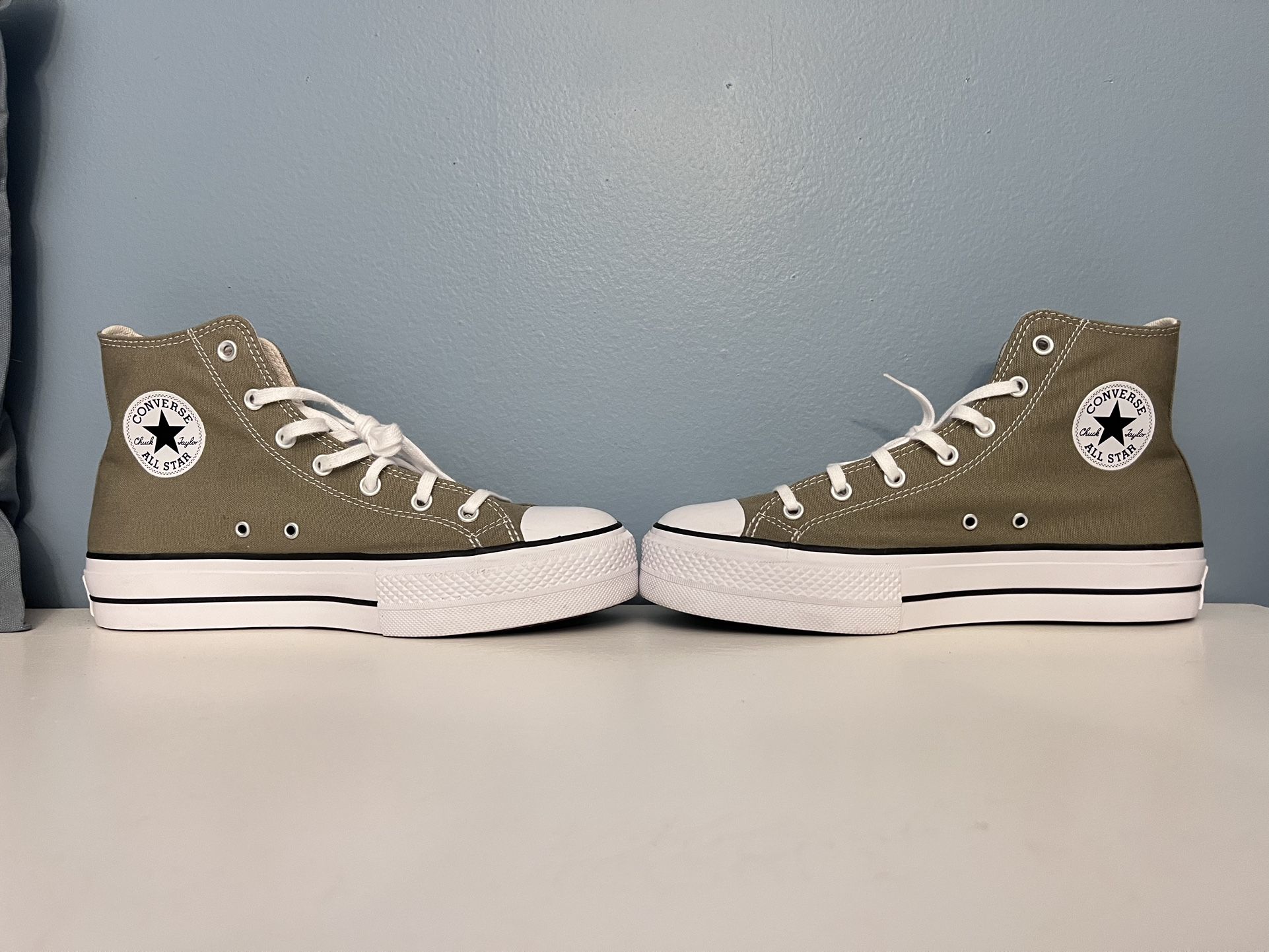 Converse Chuck Taylor Platform Canvas Military Green Size W11