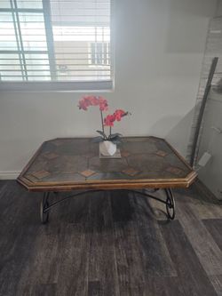 Stone coffee table