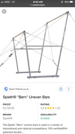 Gymnastic Uneven bars   Stock Picture   The Ones I Have Are Used  