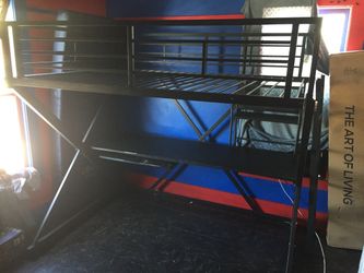 Queen metal bed frame