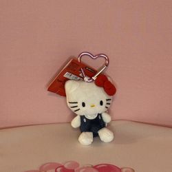 Mini Hello Kitty Plush Keychain 