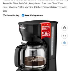 New Coffee Machine 12cup Müeller Brand New