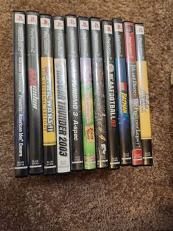 Lot of 10 PlayStation 2 Games
