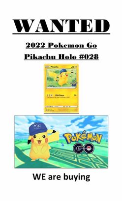 2022 Pokémon Go, Pikachu Holo #028