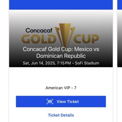Mexico Vs DR - Gold Cup @ Sofi