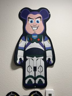 Buzz Lightyear Bearbrick Rug