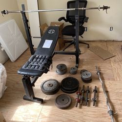 Garage weight set