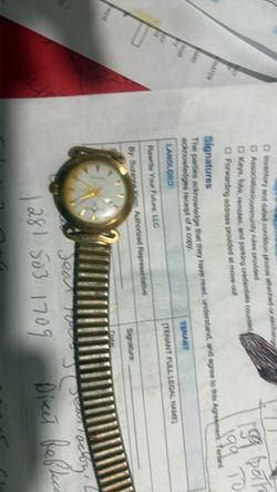 BAUME AND MERCIER GENEVE 17 jewels GOLD WATCH