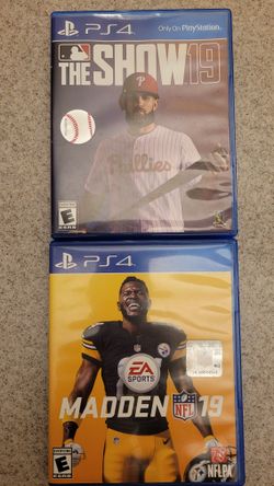 Madden 2019 & The SHOW 19 for PS4 Games
