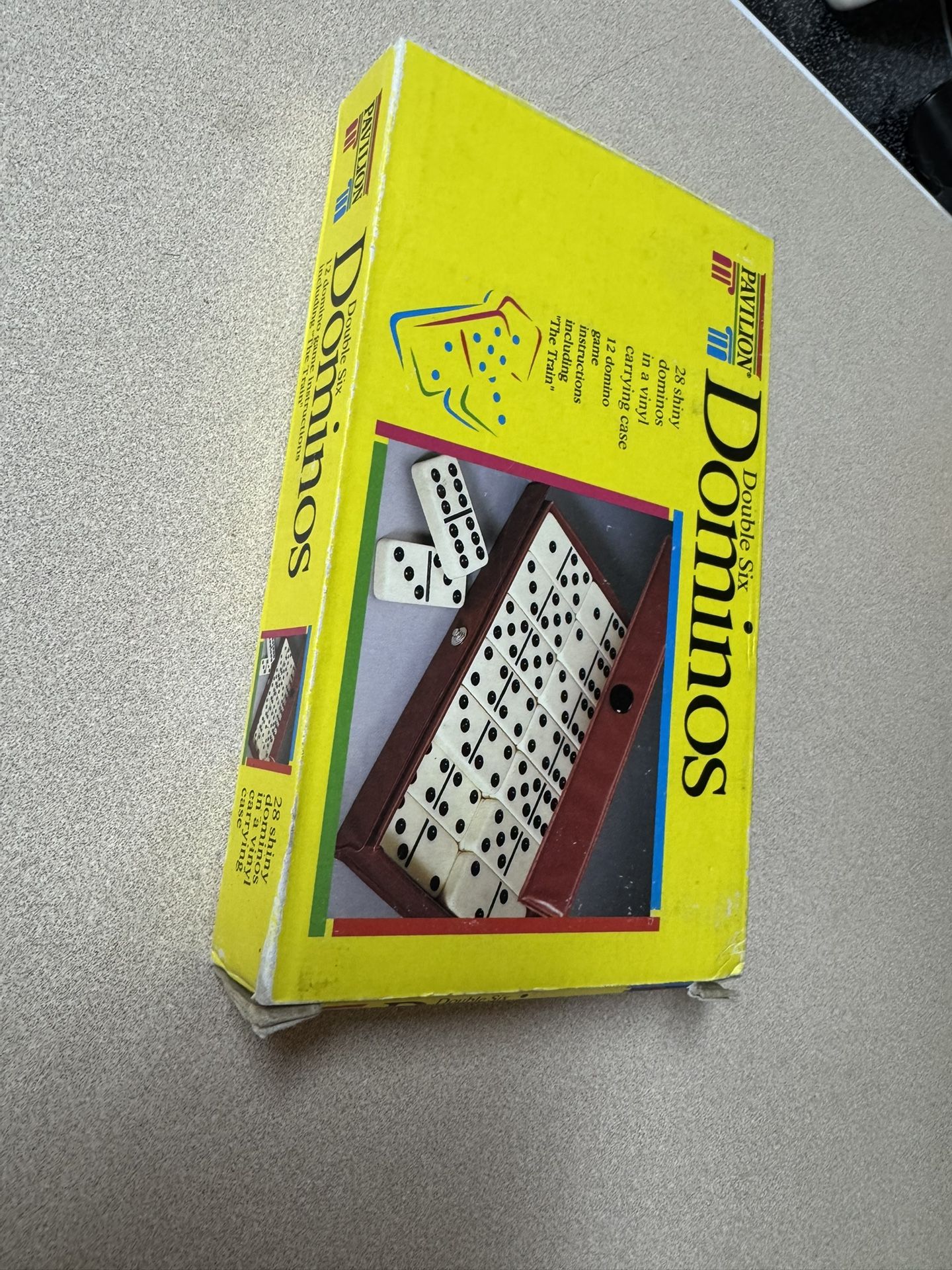 Vintage double six dominoes