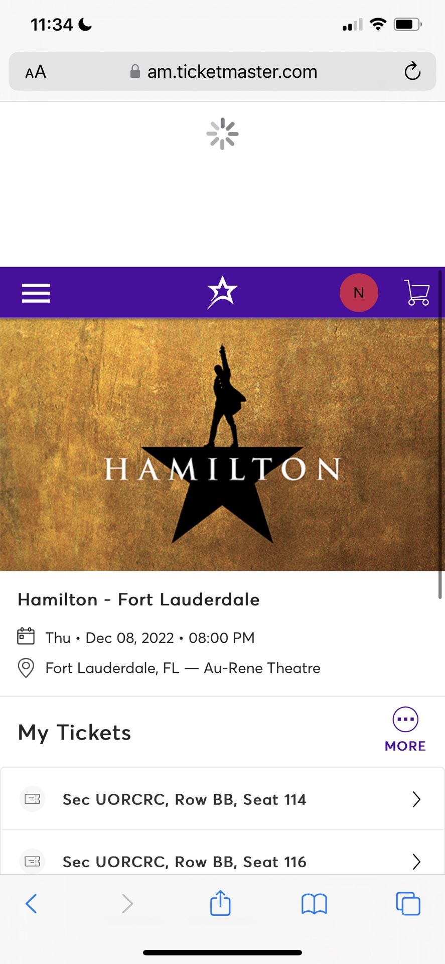 Hamilton Tickets