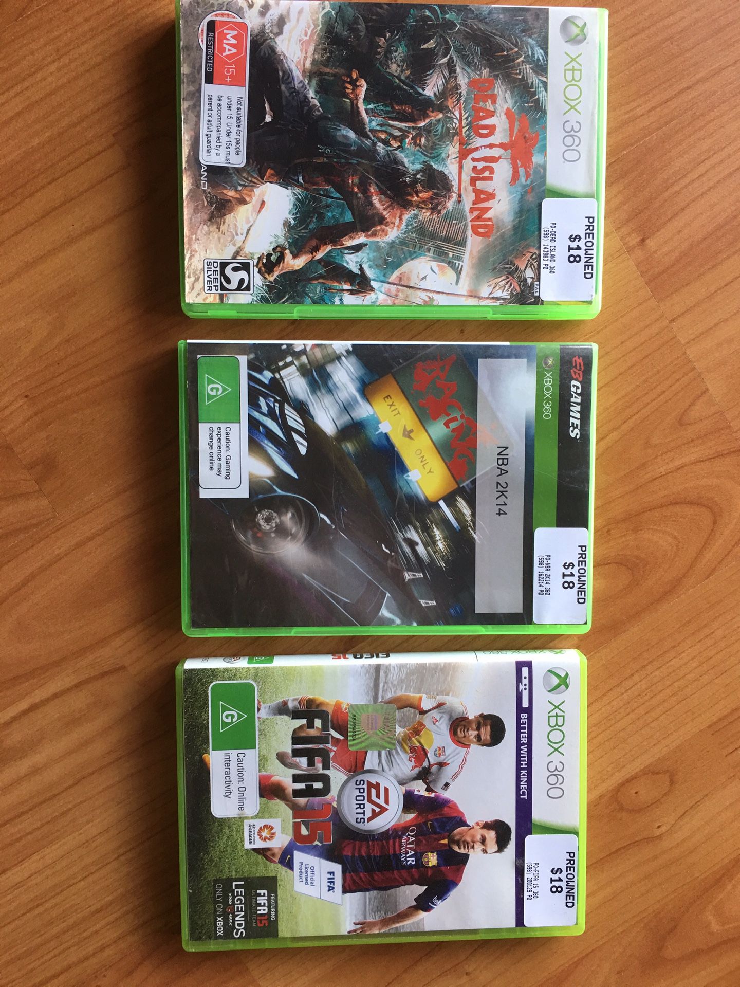 3 Xbox 360 games