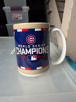 Chicago Cubs MLB Postseason 2016 World Series Champions Coffee Cup Mug w/seal