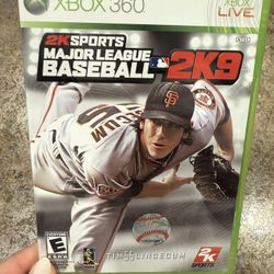 Mlb 2K9 Xbox 360 - Complete CIB with manual