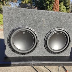 JL Audio 10w3v3 10" Subwoofers In Custom Sealed Box