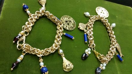 Gold plated braclets