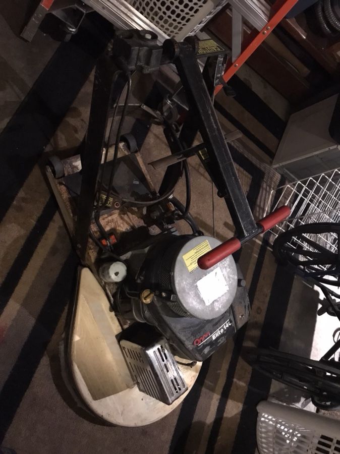 Onan 21” Elite 140 propane (LP) floor barnisher/sander/buffer/polisher