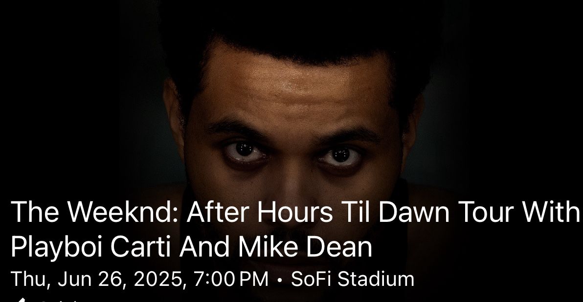 The Weeknd Thursday Show SOFI
