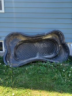 Plastic landscaping pond