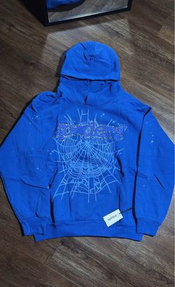 Blue spider hoodie