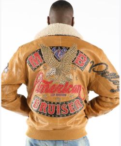 Pelle Pelle American Bruiser Leather Jacket size 5x