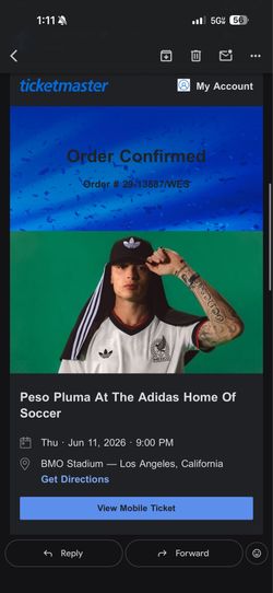 Peso Pluma BMO Stadium 6/11