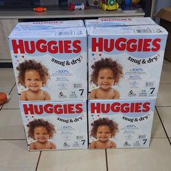 HUGGIES SIZE 7  54 COUNT $23 Each Box