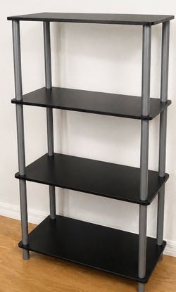 4-Tier Shelf Unit – Lightweight & Easy to Move