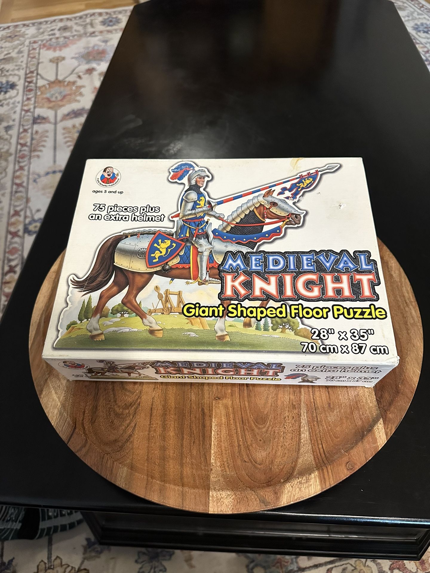 Medieval Knight Floor Puzzle
